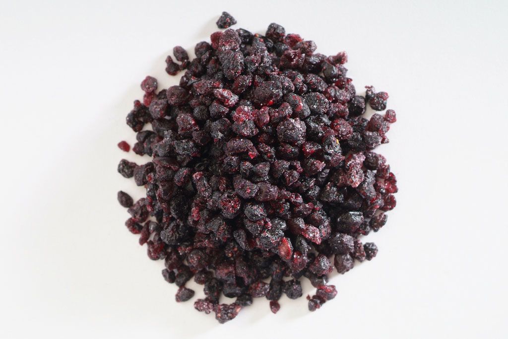 dried blueberries